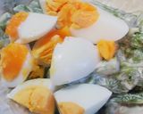 菜の花とゆで卵のサラダ作り方3写真