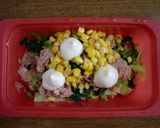 ルクエで★学校給食のこまツナサラダ✽作り方4写真