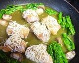 チキンとマッシュソテーオレンジソース作り方5写真
