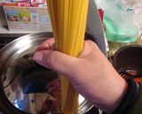 オリーブオイルと明太子だけでスパゲティ♪作り方4写真