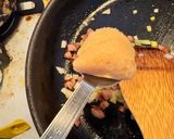 香薫ウインナーと長ネギの味噌そぼろ作り方5写真