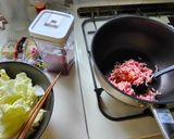 豚ひき肉と白菜で！天理ラーメン風スタミナラーメン作り方3写真