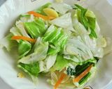 干しエビとキャベツの炒め物作り方12写真
