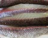 真鯛の刺身、姿造り(湯引き)作り方7写真