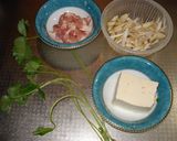 ごぼうと鶏肉のすまし汁作り方1写真