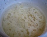 れんこんの醤油マヨサラダ作り方1写真