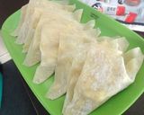 簡単★とろ～りチーズ豆腐のワンタン焼き作り方5写真