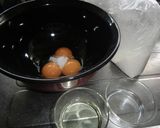 卵3個で!!　簡単シフォンケーキ♫作り方3写真