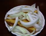 レンジで☆新玉ねぎと厚揚げの味噌チーズ作り方1写真