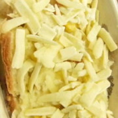 朝食におやつにコーンスープでパングラタン by ふじもんぬ