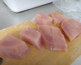 カジキマグロの照り焼き風作り方1写真