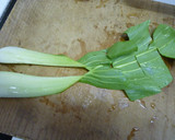 青梗菜と厚揚げのピリ辛炒め作り方1写真