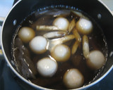 麺つゆで簡単！里芋とごぼうと蒟蒻の土佐煮作り方2写真