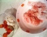 ミニトマトのマヨガーリックパスタ作り方1写真