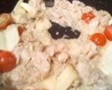 ミニトマトのマヨガーリックパスタ作り方4写真