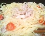 ミニトマトのマヨガーリックパスタ作り方5写真