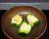 ☆肉詰めピーマンの照り煮焼き☆作り方6写真