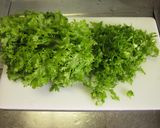 豆腐と青菜のサラダ作り方1写真