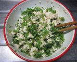 豆腐と青菜のサラダ作り方6写真