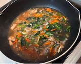 サバ缶と野菜のワンパンパスタ作り方5写真