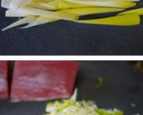 和えるだけ♪マグロとトマトの葱味噌作り方2写真