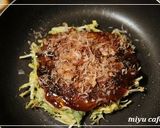 デトックス食材で作る、水菜のお好み焼き♪作り方4写真