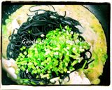 枝豆とじゃがいもの柚子胡椒クリームパスタ作り方7写真
