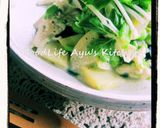 枝豆とじゃがいもの柚子胡椒クリームパスタ作り方8写真