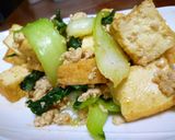 青梗菜と厚揚げのピリ辛炒め作り方11写真