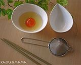 薄焼き卵をキレイに焼くコツ!作り方1写真