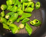甘長とうがらしとしめじの甘辛おかか炒め作り方4写真