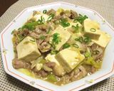 オイスターソースで＊とうふと豚肉の旨煮作り方8写真