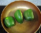 ☆肉詰めピーマンの照り煮焼き☆作り方5写真