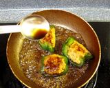 ☆肉詰めピーマンの照り煮焼き☆作り方9写真