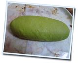 抹茶くるみるくパン作り方3写真