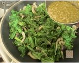 〓わさび菜とシメジのマヨ醤油ソテー〓作り方3写真