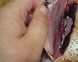 魚を三枚おろしにします。作り方9写真