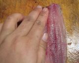 魚を三枚おろしにします。作り方16写真
