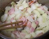 干し野菜♪　ほっこりミルク味噌スープ作り方2写真