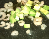 あの！？海老とアボカドのジェノバ風パスタ作り方4写真