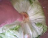 簡単♪レタスの芯抜き作り方1写真