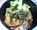 ふわふわ鶏つくね丼作り方8写真