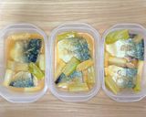 フライパンで10分煮！さばと白ねぎの味噌煮作り方12写真
