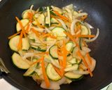 【簡単副菜】ズッキーニとツナのふわ玉炒め作り方3写真