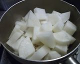 ★大根と鶏挽肉煮あんかけ作り方4写真