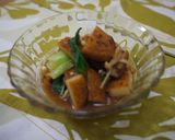☆｡青梗菜とさつまあげの辛子醤油和え｡☆作り方6写真