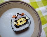 こどもの日*おさるさん巻き寿司作り方6写真
