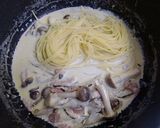 きのこたっぷり♡チーズクリームパスタ作り方9写真