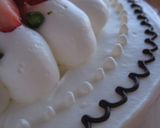 基本のデコレーションケーキ作り方27写真