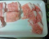 うめ～豚肉焼き！作り方2写真